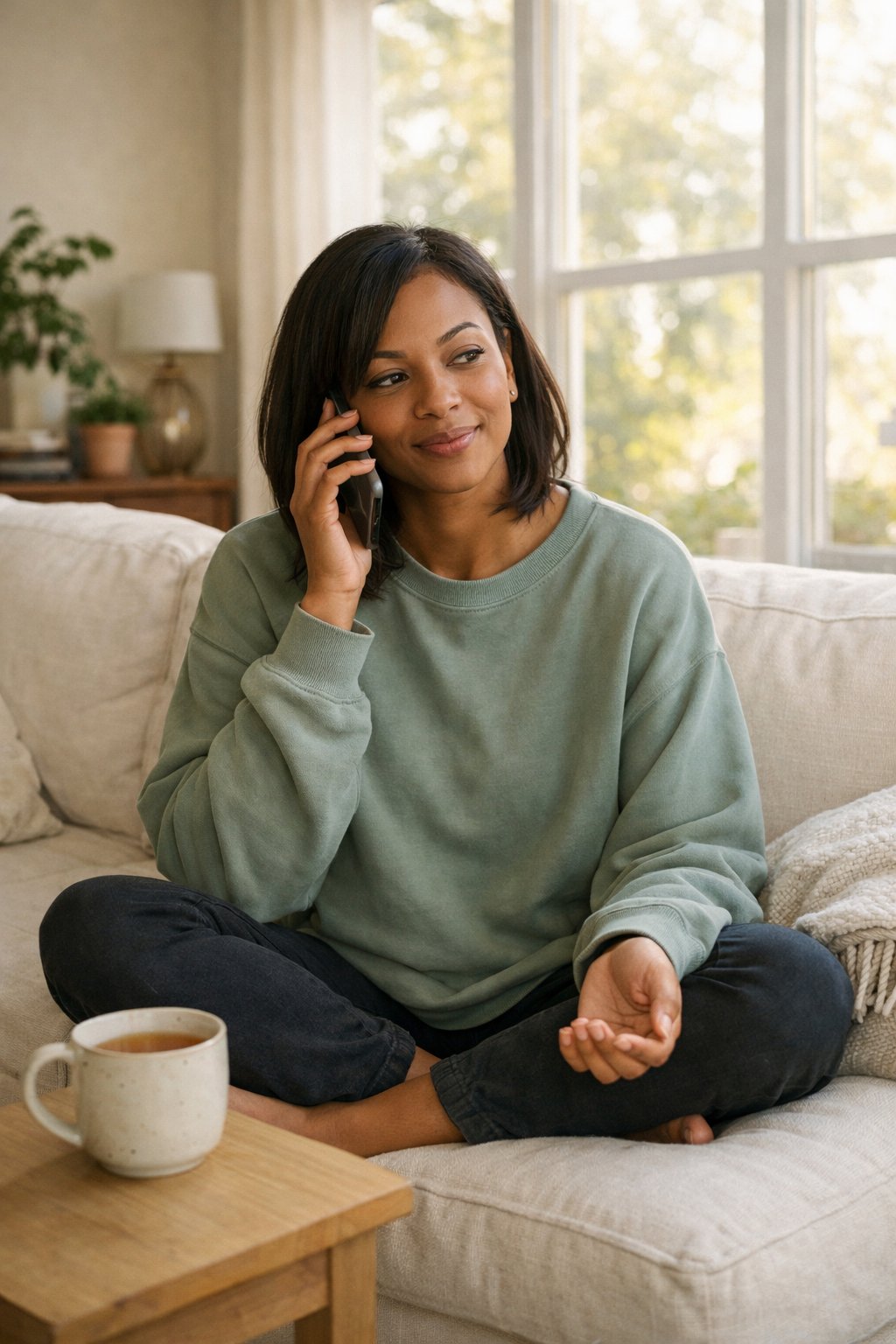 Couple having a serious conversation — the moment many couples decide to reach out for help