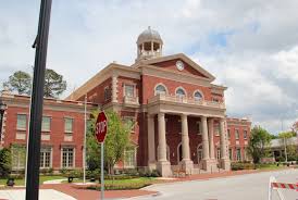 Alpharetta City Hall historic brick building in Georgia